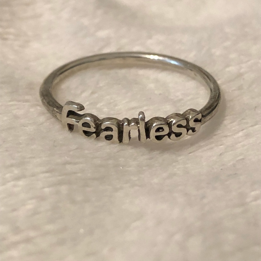 Fearless Sterling Silver Stacking Band, 3/$24!